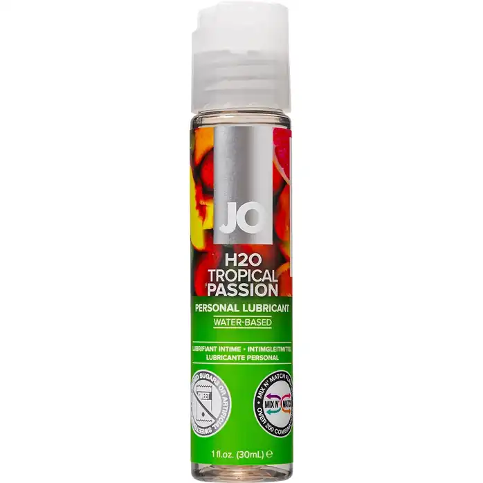 Лубрикант на водной основе с ароматом тропических фруктов JO Flavored Tropical Passion - 30 мл - JO H2O Flavors
