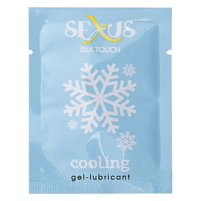 Набор из 50 пробников охлаждающего гель-лубриканта на водной основе Silk Touch Cooling по 6 мл. каждый - Sexus Lubricant. Фотография 2.