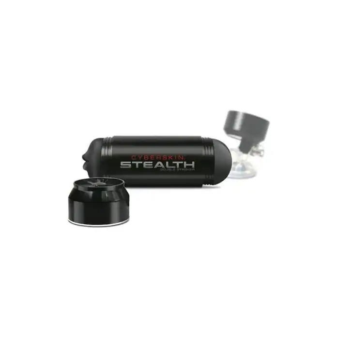 Двусторонний мастурбатор CyberSkin Stealth Double Stroker - ротик и попка - CyberSkin. Фотография 2.