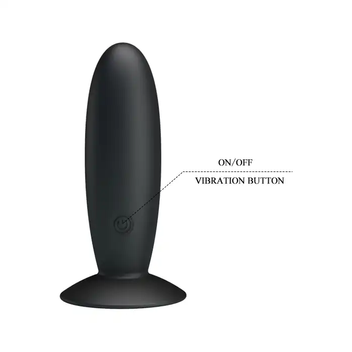 Анальная пробка с вибрацией Butt Plug Massager - 11 см - Pretty Love. Фотография 5.