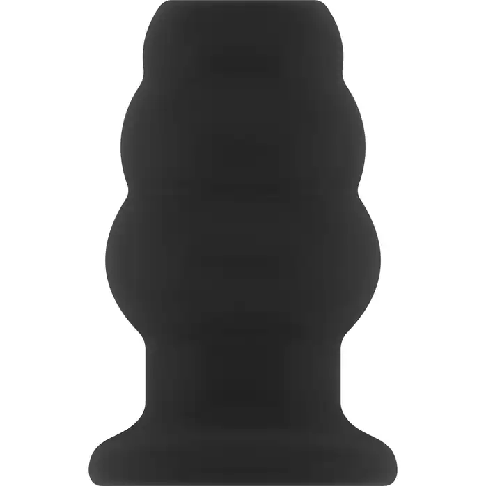 Чёрная анальная пробка с тоннелем №51 Large Hollow Tunnel Butt Plug 5 Inch - 12,7 см - Sono