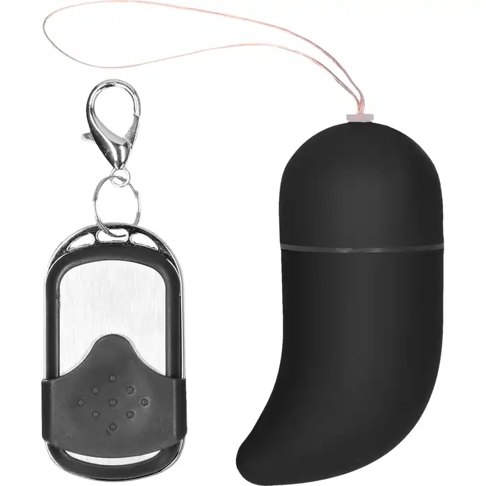 Чёрное виброяйцо G-spot Egg Small - Shots Toys