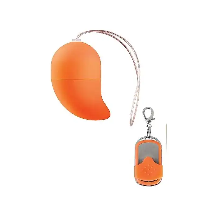 Оранжевое виброяйцо G-spot Egg Small - Shots Toys