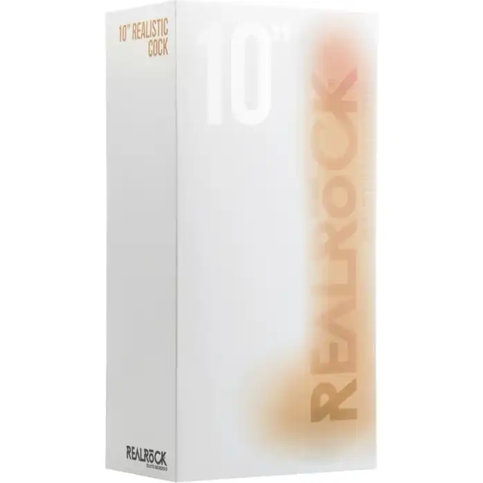 Телесный фаллоимитатор Realistic Cock 10 With Scrotum - 27 см - RealRock. Фотография 2.