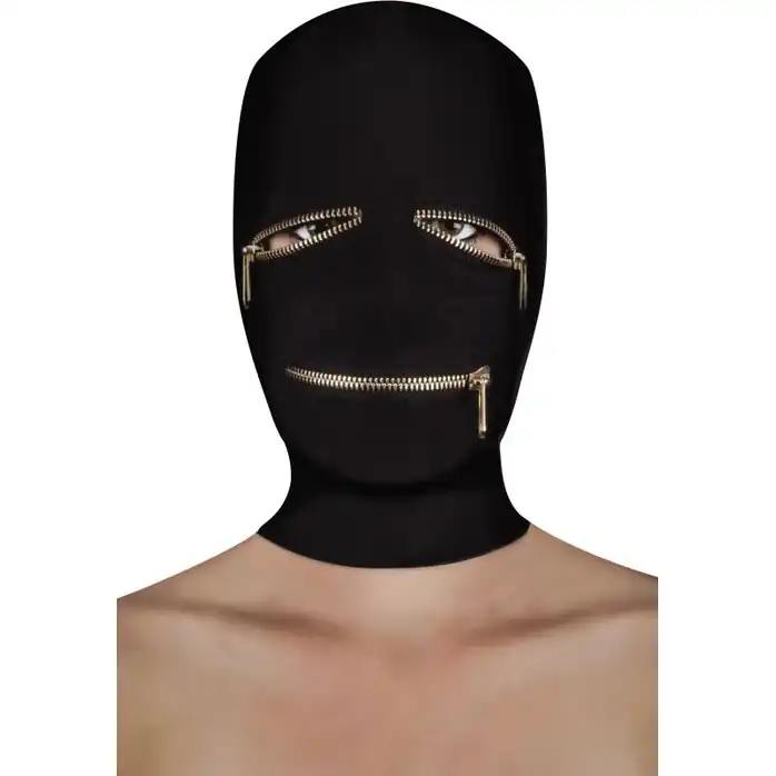 Маска на лицо с прорезями на молнии Extreme Zipper Mask with Eye and Mouth Zipper - Ouch!
