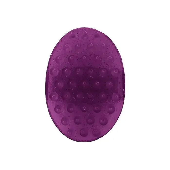 Фиолетовая массажная рукавичка Massage Spikes - Touche
