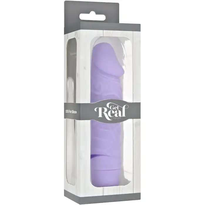 Сиреневый мини-вибратор Mini Classic Original Vibe - 15,5 см - Get Real . Фотография 2.
