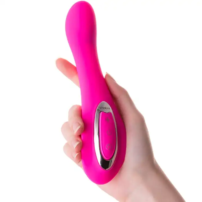 Розовый вибратор Nalone Touch - 20 см. Фотография 2.