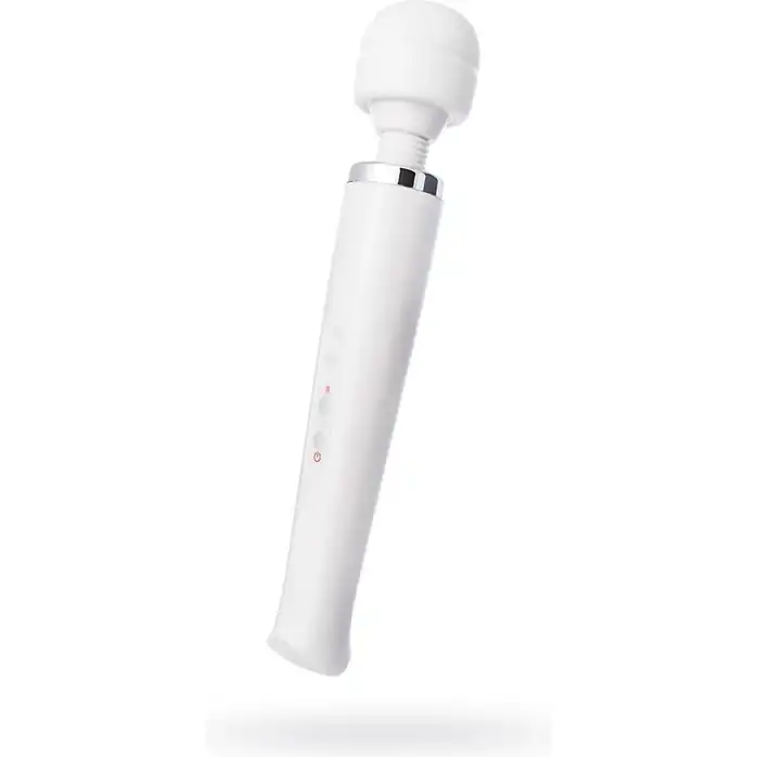Белый вибратор-жезл Super massager - 32 см
