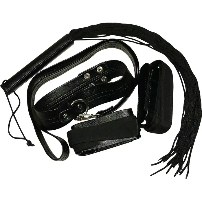 Ошейник с поводком Bondageset Ultimate - Bad Kitty