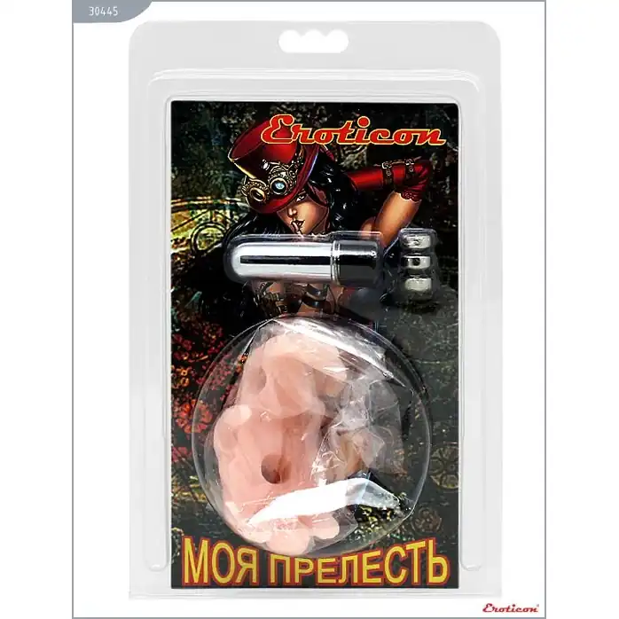 Телесное эрекционное виброкольцо «Моя прелесть». Фотография 3.