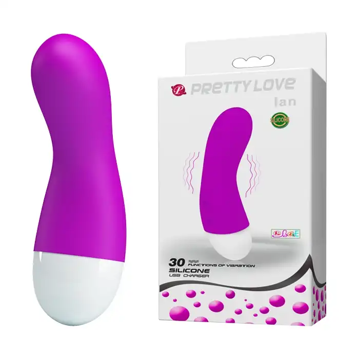 Розовый мини-вибратор IAN с 30 видами вибрации - 12,5 см - Pretty Love. Фотография 8.