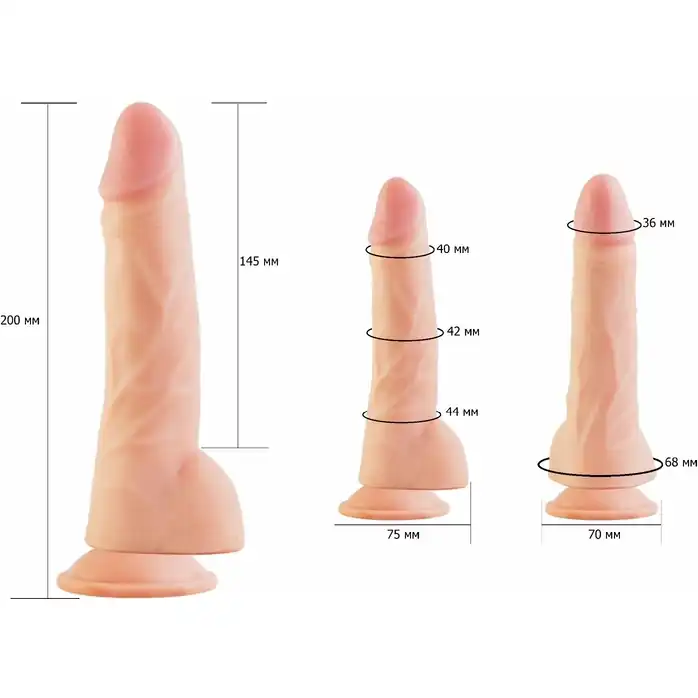 Фаллоимитатор с мошонкой COCK NEXT 6 - 20,5 см - COCK NEXT. Фотография 4.