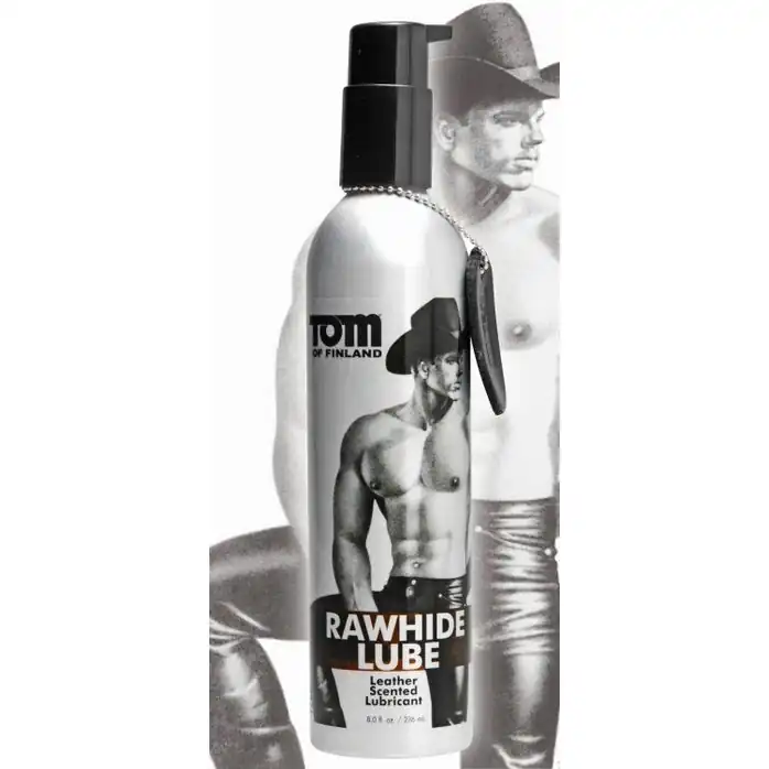 Лубрикант для анального секса с запахом кожи Tom of Finland Rawhide Leather Scented - 236 мл - Tom of Finland