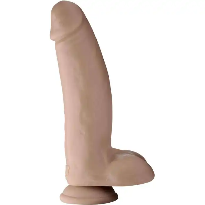 Большой гладкий фаллоимитатор Ready Steady Realistic Dildo - 26 см