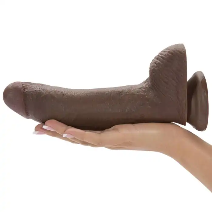 Коричневый фаллоимитатор 9 Cock with Balls - 22,9 см - King Cock. Фотография 3.