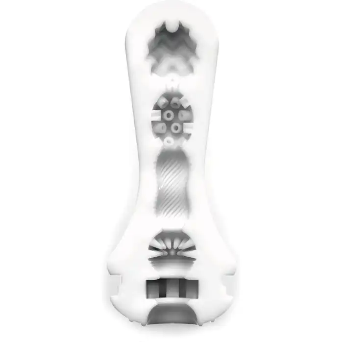 Мастурбатор FLEX Silky White с мягким рельефом - FLEX Series. Фотография 2.