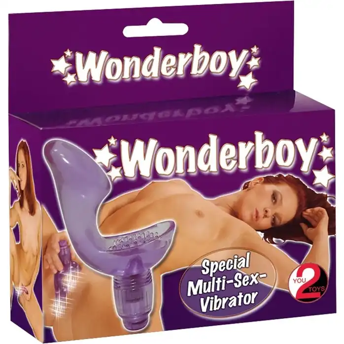 Фиолетовый вибромассажёр для клитора и половых губ - You2Toys. Фотография 3.