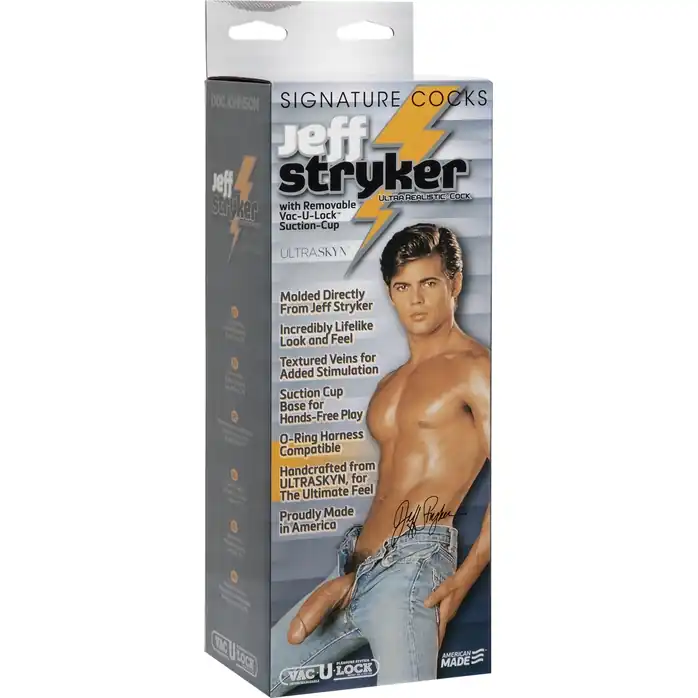 Фаллоимитатор Jeff Stryker ULTRASKYN 10 Realistic Cock with Removable Vac-U-Lock Suction Cup - 25,6 см - The Realistic Cock. Фотография 7.