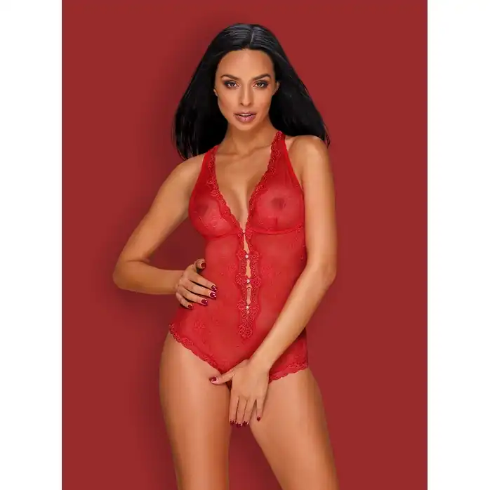 Кружевное боди Fiorenta с интимным доступом - Spicy. Фотография 3.