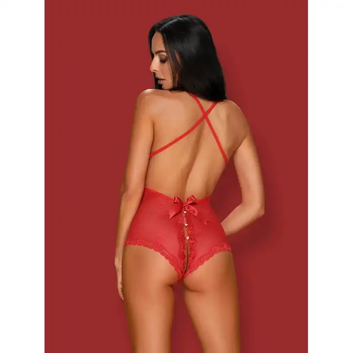 Кружевное боди Fiorenta с интимным доступом - Spicy. Фотография 4.