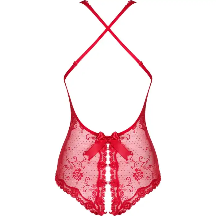 Кружевное боди Fiorenta с интимным доступом - Spicy. Фотография 7.