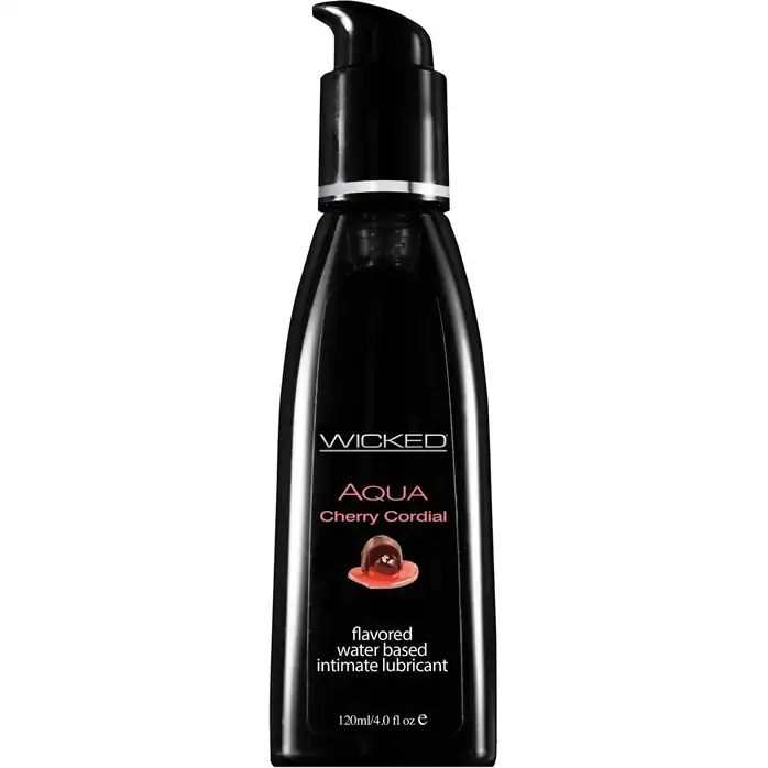 Лубрикант Wicked Aqua Cherry Cordial с ароматом вишневого ликера - 120 мл