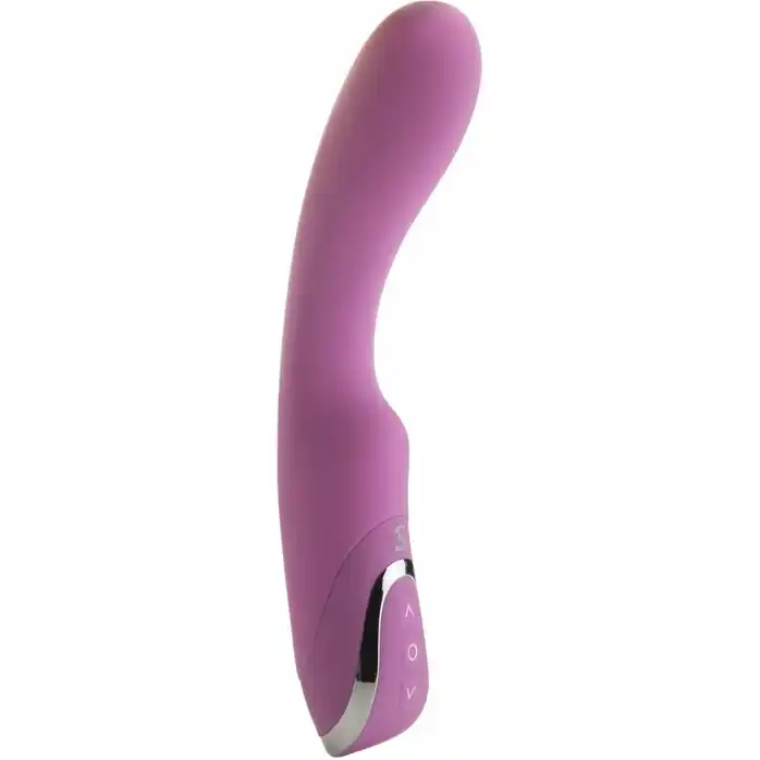 Розовый перезаряжаемый вибратор Rechargeable G-Lover - 21 см - Shots Toys