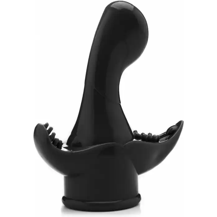 Чёрная насадка на массажер Ultra Twizzle Trigger - Shots Toys