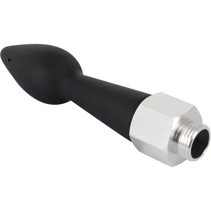 Чёрная анальная насадка для душа Anal Douche Rear Splash - You2Toys. Фотография 3.