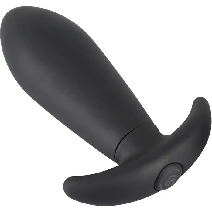 Чёрная вибропробка с дистанционным управлением - 12 см - You2Toys. Фотография 2.