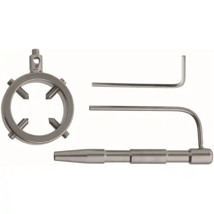Уретральный плаг Skewer Spiked CBT and Urethral Plug - Master Series. Фотография 3.