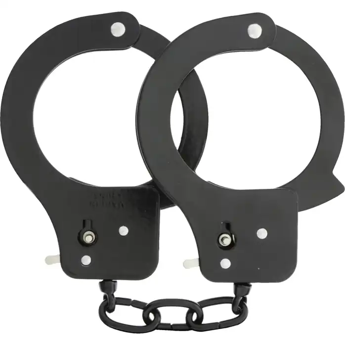 Чёрные наручники Metal Cuffs - All Time Favorites