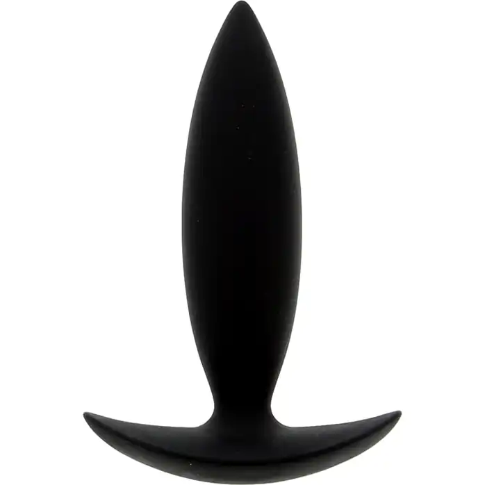 Чёрная мини-пробка для анальной стимуляции BOOTYFUL ANAL PLUG XTRA SMALL BLACK - 9 см - Bootyful