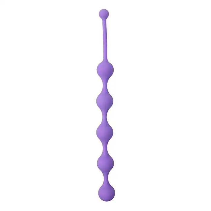 Фиолетовая анальная цепочка SEE YOU FIVE BEADS ANAL - 28,1 см - See You
