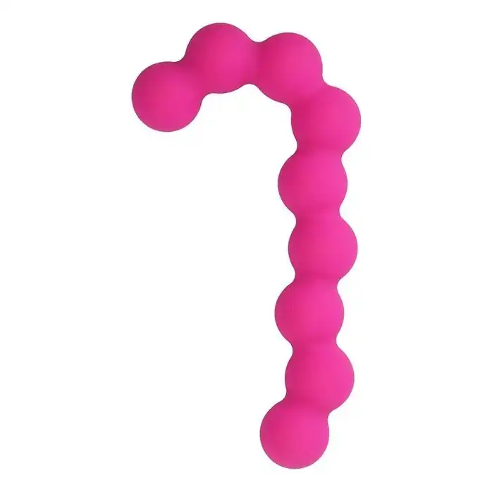 Розовая анальная цепочка SEE YOU CANDY CANE ANAL BEADS - 13,1 см - See You
