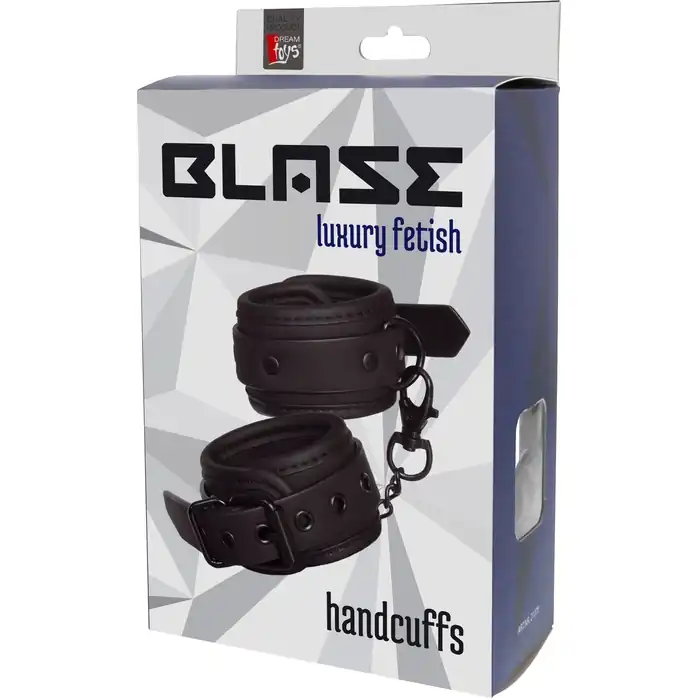 Чёрные наручники BLAZE HANDCUFF BLACK - Blaze. Фотография 2.