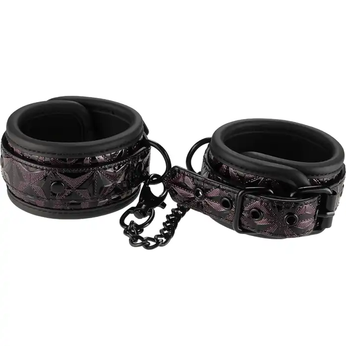 Фиолетово-чёрные оковы на ноги BLAZE ANKLE CUFF PURPLE - Blaze