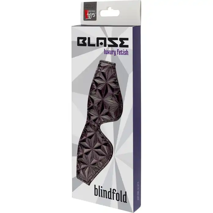 Фиолетово-черная маска BLAZE BLINDFOLD PURPLE - Blaze. Фотография 2.
