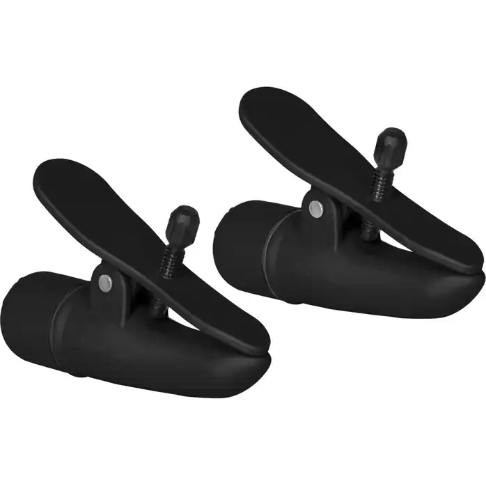 Чёрные виброклипсы на соски Nipple Play Nipplettes - Nipple Play. Фотография 2.