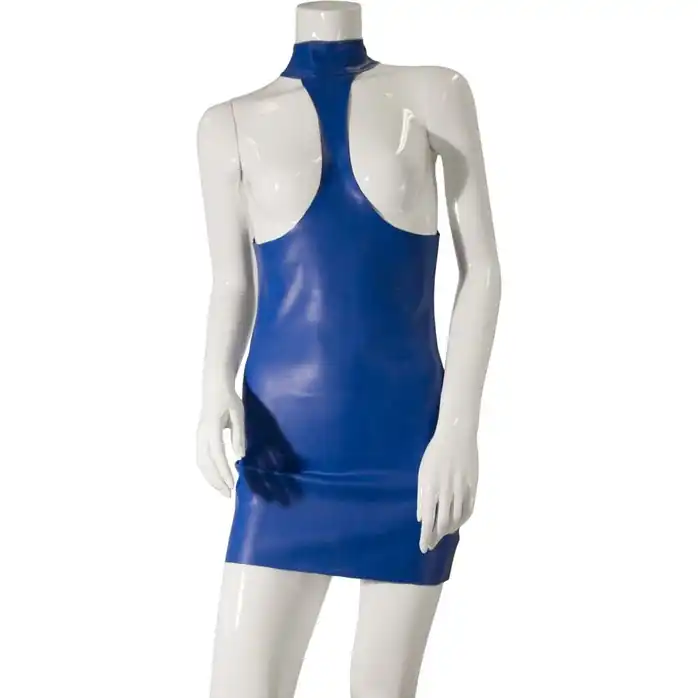 Платье из датекса с открытой грудью Datex Collared Exposure Dress - Guilty Pleasure. Фотография 3.