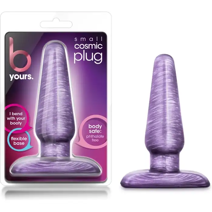 Фиолетовая анальная пробка B Yours Small Cosmic Plug - 10,1 см - B Yours. Фотография 6.