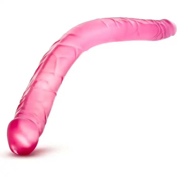 Розовый двусторонний фаллоимитатор B Yours 16 Double Dildo - 40,6 см - B Yours