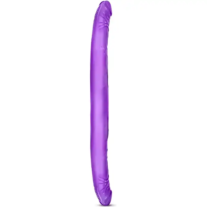 Фиолетовый двусторонний фаллоимитатор B Yours 16 Double Dildo - 40,6 см - B Yours. Фотография 2.