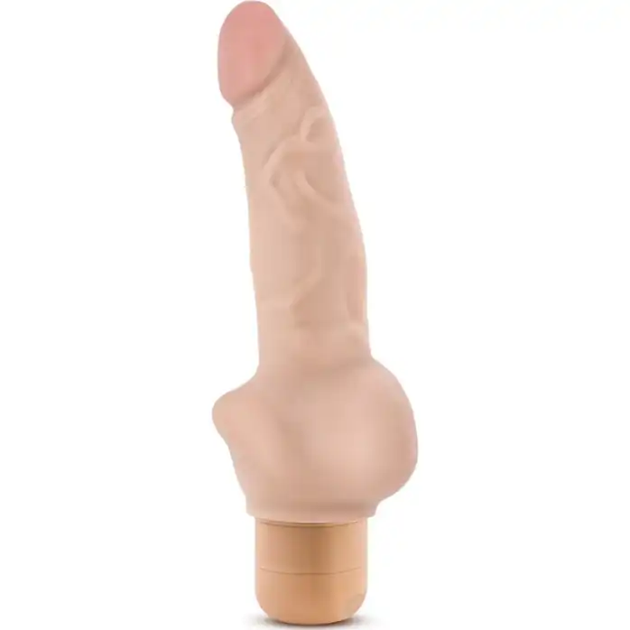 Реалистичный вибратор с широким основанием Dr. Skin Cock Vibe 12 - 20,3 см - Dr. Skin 