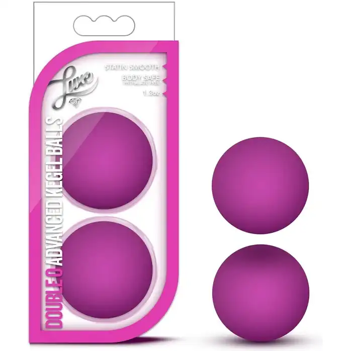 Розовые вагинальные шарики Luxe Double O Advanced Kegel Balls - Luxe. Фотография 2.
