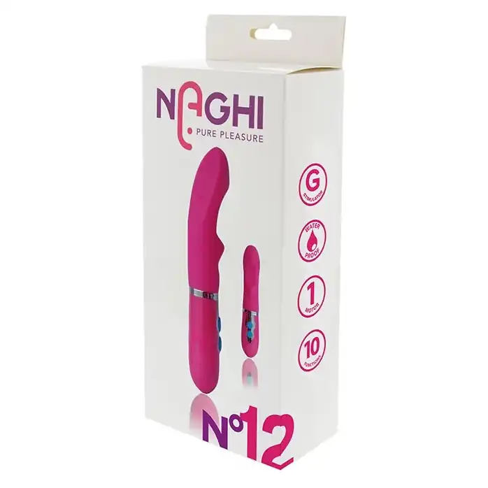 Розовый вибратор для G-стимуляции NAGHI NO.12 - 17 см - Naghi by Tonga. Фотография 2.