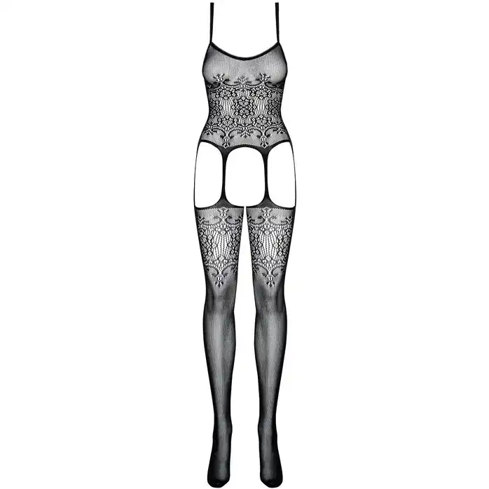 Комбинезон с открытыми бёдрами и крупным ажурным рисунком - Spicy. Фотография 5.