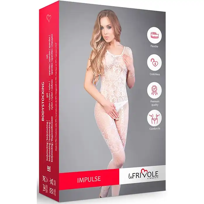 Ажурный комбинезон с цветочным рисунком - Impulse. Фотография 7.