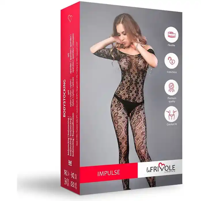 Ажурный комбинезон с крупным цветочным рисунком - Impulse. Фотография 6.